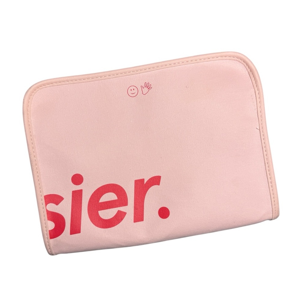 Glossier Pink Make Up Bag - Picture 2 of 4